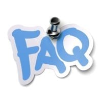 Blue FAQ with Pin