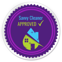Savvy Cleaner Approved Button 500 x 500