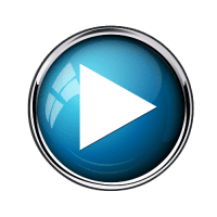 Blue video button 2