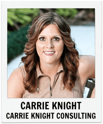 Carrie Knight, Carrie Knight Consulting, Savvy Cleaner Guest Expert