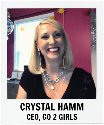 Crystal Hamm, Go 2 Girls, Savvy Cleaner Guest Expert