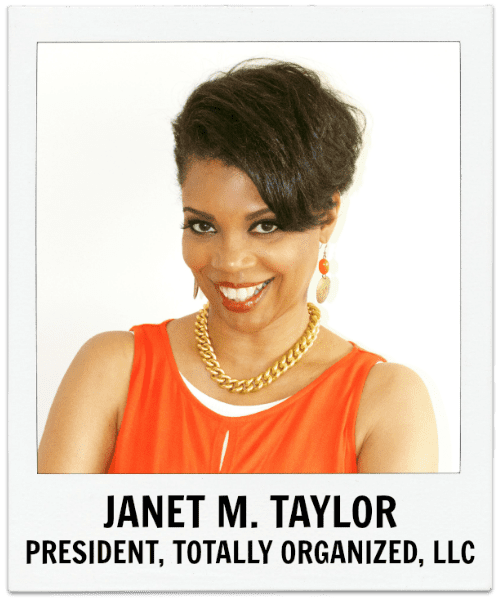 Janet Taylor, Totally Organized, LLC, Savvy Cleaner Correspondent