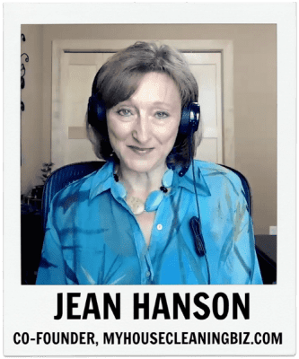 Jean Hanson, MyHouseCleaningBiz.com, Savvy Cleaner Guest Expert