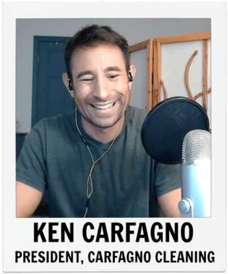 Ken Carfagno, Carfagno Cleaning, Savvy Cleaner Guest Expert