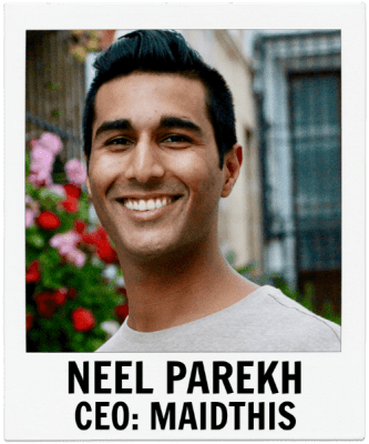 Neel Parekh, MaidThis, Savvy Cleaner Guest Expert