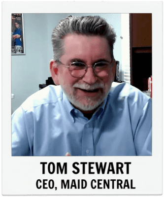 Tom Stewart, Maid Central, Savvy Cleaner Guest Expert