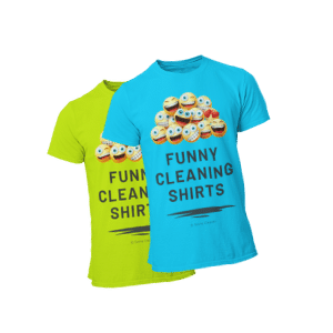 Funny Cleaning Shirts by Savvy Cleaner Logo