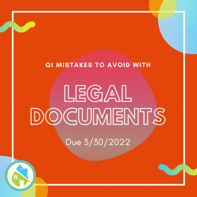 Q1 22 Legal Documents Savvy Cleaner Training