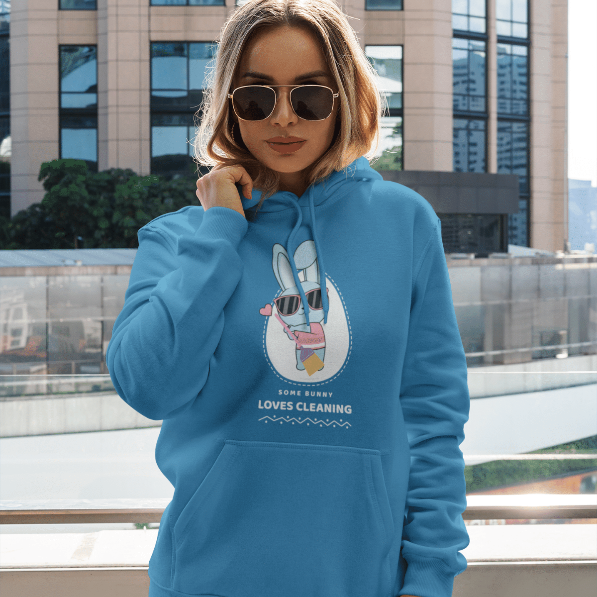 Some Bunny Savvy Cleaner Funny Cleaning Shirts Hoodie