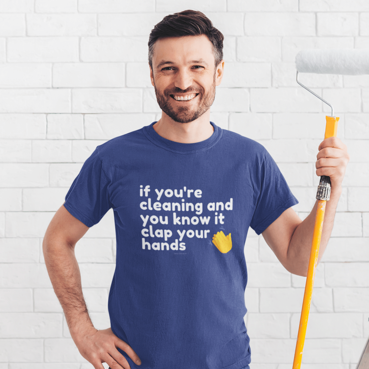Clap Your Hands Savvy Cleaner Funny Cleaning Shirts Standard Tee