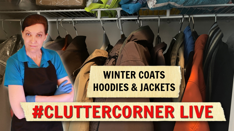 Clutter Corner Live with Angela Brown - Winter Coats, Hoodies and Jackets