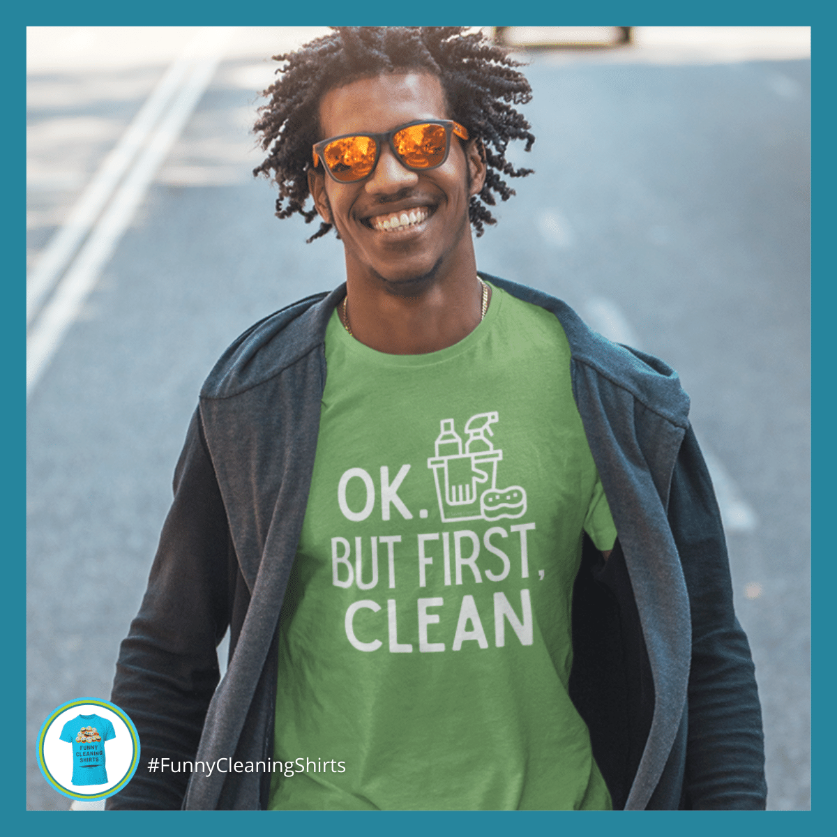 But First Clean Savvy Cleaner Funny Cleaning Shirts Standard Tee