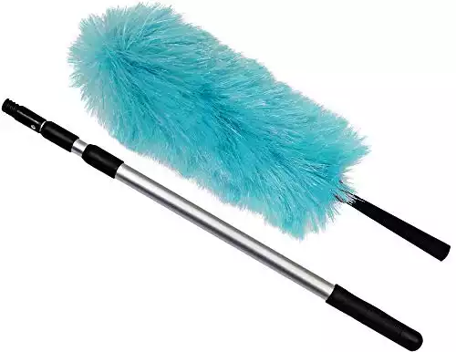 Electrostatic Duster with Extension Pole