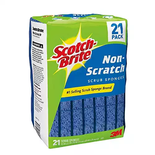 Non-Scratch Scrub Sponges