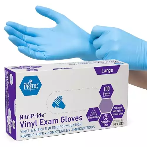 Nitrile-Vinyl Blend Exam Gloves