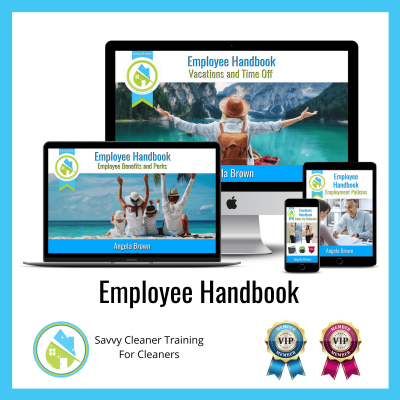 05 Employee Handbook Savvy Cleaner Training Angela Brown