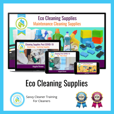 09 Eco Cleaning Supplies Savvy Cleaner Training Angela Brown