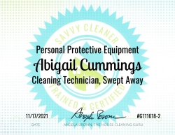 Abigail Cummings Personal Protective Equipment Savvy Cleaner Training
