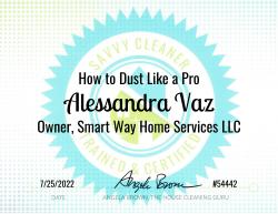 Alessandra Vaz Dust Like a Pro Savvy Cleaner Training