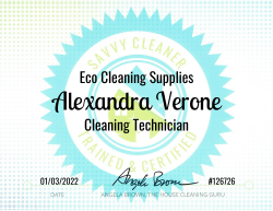 Alexandra Verone Eco Cleaning Supplies Savvy Cleaner Training 1000x772