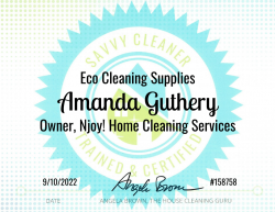 Amanda Guthery Eco Cleaning Supplies Savvy Cleaner Training