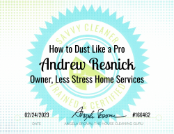 Andrew Resnick Dust Like a Pro Savvy Cleaner Training