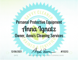 Anna Ignatz Personal Protective Equipment Savvy Cleaner Training