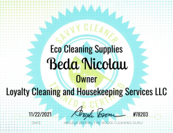 Beda Nicolau Eco Cleaning Supplies Savvy Cleaner Training