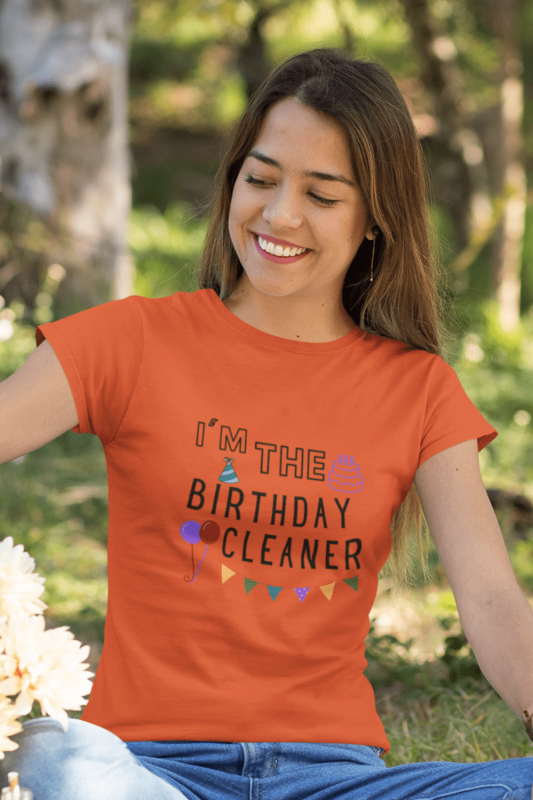 Birthday Cleaner Savvy Cleaner Funny Cleaning Shirts Women's Standard Tee