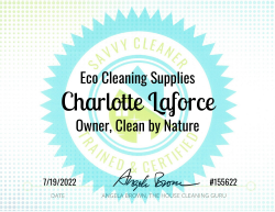 Charlotte Laforce Eco Cleaning Supplies Savvy Cleaner Training