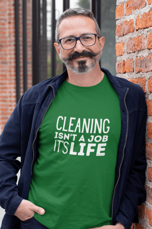 Cleaning Isn't a Job Savvy Cleaner Funny Cleaning Shirts Men's Standard Tee