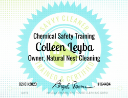 Colleen Leyba Chemical Safety Training Savvy Cleaner Training