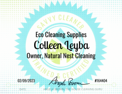 Colleen Leyba Eco Cleaning Supplies Savvy Cleaner Training