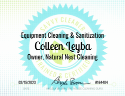 Colleen Leyba Equipment Cleaning and Sanitization Savvy Cleaner Training