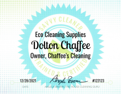 Dolton Chaffee Eco Cleaning Supplies Savvy Cleaner Training