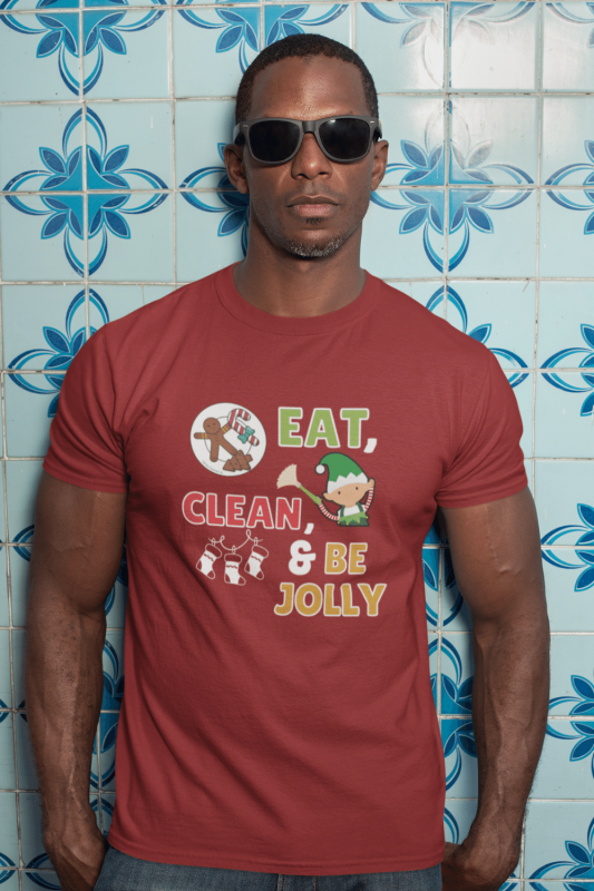 Eat Drink and Be Jolly Savvy Cleaner Funny Cleaning Shirts Men's Standard T-Shirt