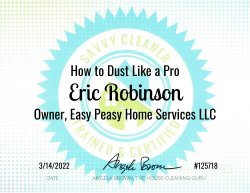 Eric Robinson Dust Like a Pro Savvy Cleaner Training