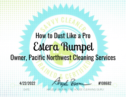 Estera Rumpel Dust Like a Pro Savvy Cleaner Training