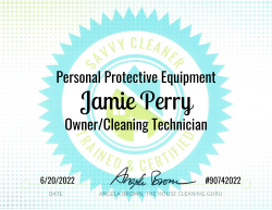 Jamie Perry Personal Protective Equipment Savvy Cleaner Training