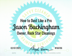 Jason Buckingham Dust Like a Pro Savvy Cleaner Training