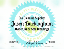 Jason Buckingham Eco Cleaning Supplies Savvy Cleaner Training