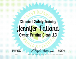 Jennifer Fatland Chemical Safety Training Savvy Cleaner Training