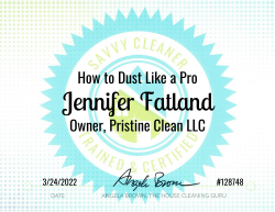 Jennifer Fatland Dust Like a Pro Savvy Cleaner Training
