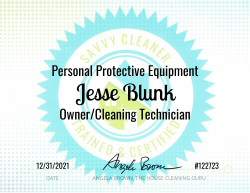 Jesse Blunk Personal Protective Equipment Savvy Cleaner Training 1000x772 (2)