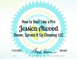 Jessica Atwood Dust Like a Pro Savvy Cleaner Training