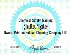 Julia Lalo Chemical Safety Training Savvy Cleaner Training