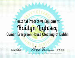 Kaitlyn Lightsey Personal Protective Equipment Savvy Cleaner Training