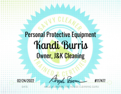Kandi Burris Personal Protective Equipment Savvy Cleaner Training