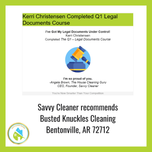 Kerri Christensen Busted Knuckles Cleaning (5)