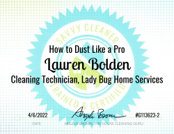 Lauren Bolden Dust Like a Pro Savvy Cleaner Training